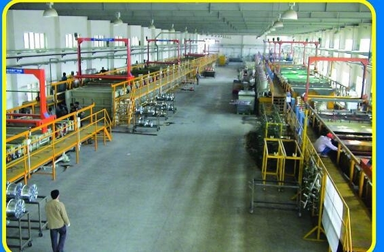 Αυτόματος χειρισμός γραμμών επένδυσης εξαρτημάτων χρωμίου νικελίου